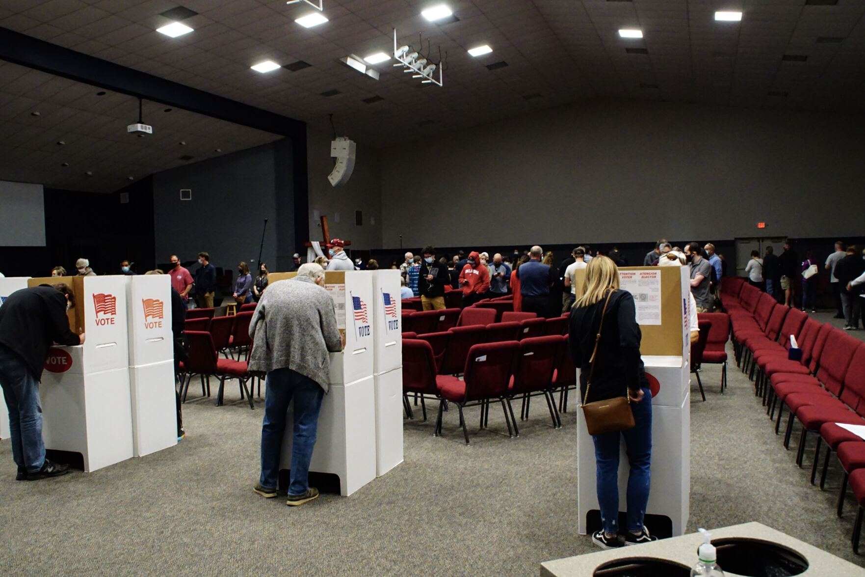 Voting booths